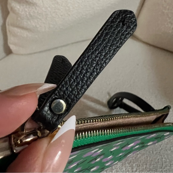 Kate Spade ♠️ New York Spencer Party Floral Pouch Wristlet - Picture 8 of 13